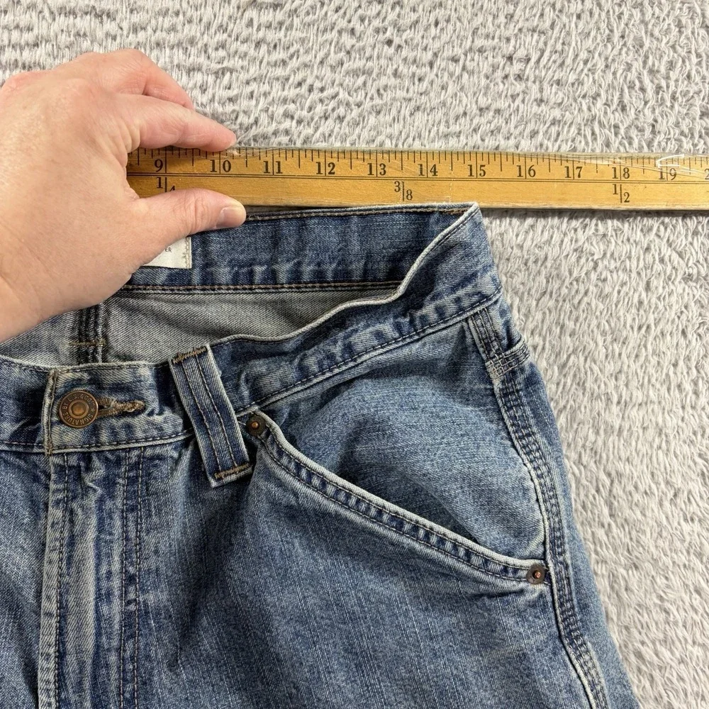 Vintage Levi  Carpenter Jeans Mens 32x32 Distressed Stained Ripped Thrashed
